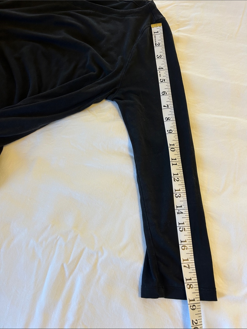 Eileen Fisher Black Long-Sleeve Boatneck Tee - Picture 5 of 5
